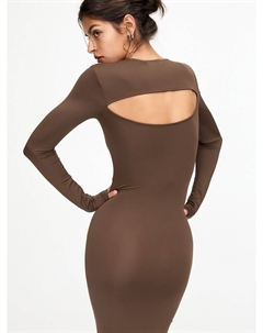 Платье, коричневый Pull & bear