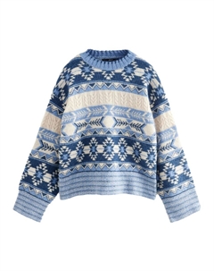 Свитер, цвет Blue/Dark blue Next