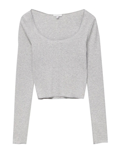 Рубашка, серый Pull & bear