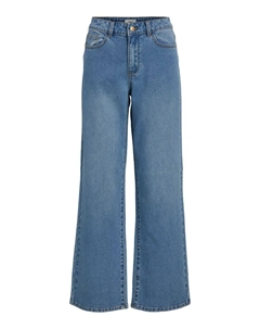 Джинсы с широкими штанинами, синий деним Object