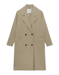 Межсезонное пальто, песочный Pull & bear