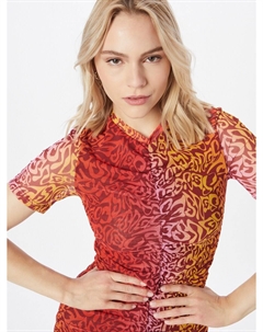 Платье Agnes, цвет Wine red/Fire red Weekday