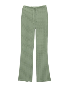 Расклешенные брюки, пастельный зеленый Pull & bear