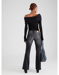 Расклешенные джинсы Flame, черный Weekday