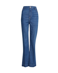 Джинсы с широкими штанинами, синий Marks & spencer