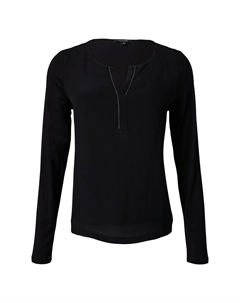 Рубашка, черный Comma,