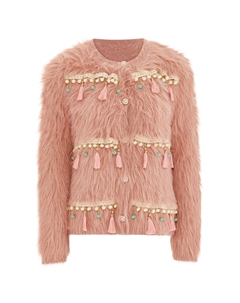 Вязаный кардиган, цвет Rose/Pastel pink Izia