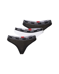 Стринги, черный/белый Hugo
