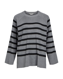 Свитер Ester, пятнистый серый Object