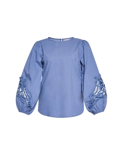 Блузка, темно-синий Usha