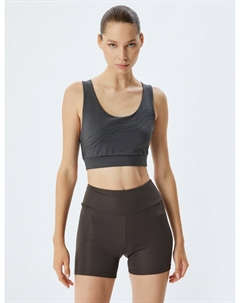 Бюстгальтер без косточек, цвет Anthracite/Dark grey Koton