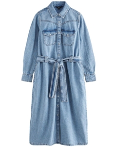 Платье, синий деним Next