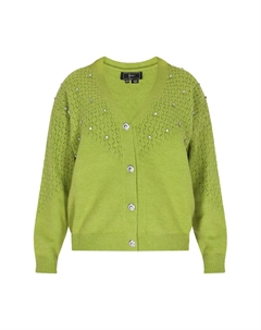 Вязаный кардиган, зеленый Faina