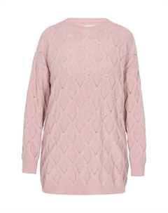 Свитер большого размера, темно-розовый Usha