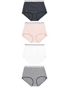 Трусики, цвет Dark blue/Light pink/White Next