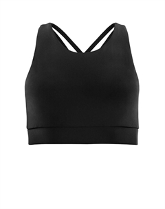 Спортивный бюстгальтер без косточек  SB103C, черный Winshape