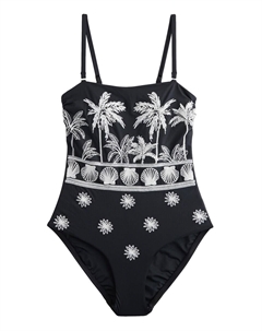 Купальник-бандо, черный Next