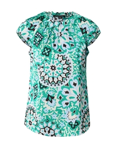 Блузка, зеленый Comma,