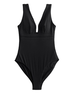 Треугольный купальник, черный Next