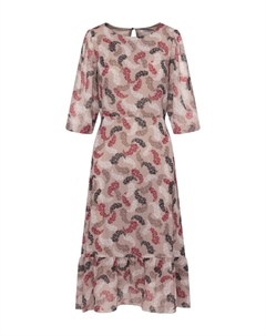 Платье 4NU016, цвет Cream/Camel Quiosque