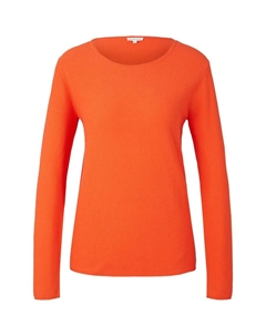 Свитер, цвет Orange red Tom tailor