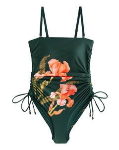 Купальник-бандо, цвет Fir/Dark green Next