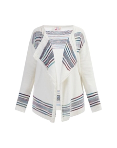 Вязаный кардиган, белый Izia