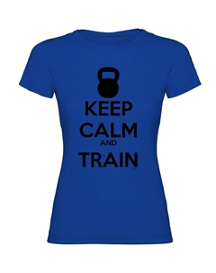 Футболка Keep Calm And Train, синий Kruskis