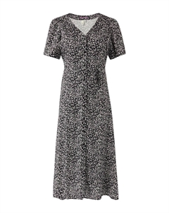 Платье, черный/белый Qs