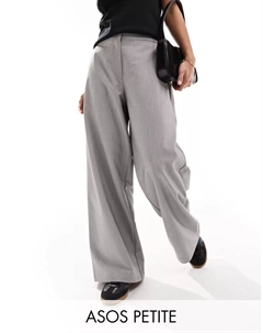 Серые свободные брюки для папы Petite Asos
