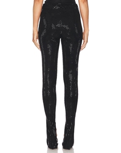 Трикотажные брюки цвета какао Retrofete, черный