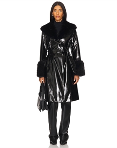 Искусственная шуба libertango, черный Unreal fur