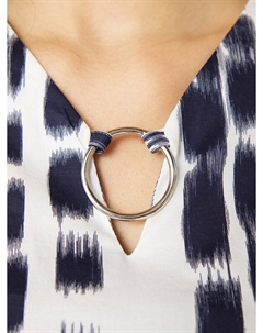 Мини платье Dress 4JK009, цвет navy/mottled white Quiosque