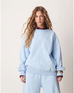 Свитер с рукавами-баллонами небесно-голубого цвета Asos design