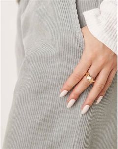 Брюки с завязками на талии серого цвета Asos design