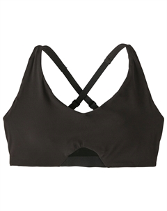 Спортивный бюстгальтер Women's Maipo Low Impact Adjustable Bra, черный Patagonia