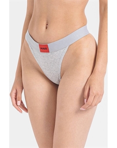 Стринги с логотипом, серый Hugo