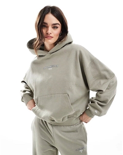 Толстовка с капюшоном San Francisco зеленого цвета Pull & bear