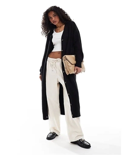 Макси-кардиган черного цвета Asos design