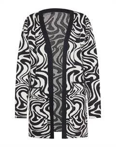 Толстовка Cardigan, белый черный Mymo