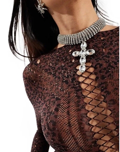 Платье Janelle с анималистичным принтом - МУЛЬТИ Ann summers