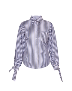 Блуза Langarm, цвет Weiss Blau Dreimaster