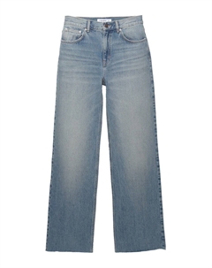 Джинсы свободного кроя, синий деним Pull & bear