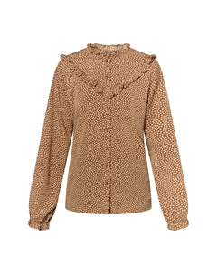 Блуза Langarm, цвет Dunkelkamel Beige Dreimaster