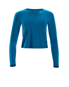 Лонгслив Functional Light and Soft Cropped Long Sleeve Top AET119LS, цвет teal green Winshape