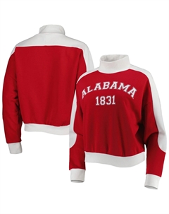 Женский свитшот Gameday Couture Crimson Alabama Crimson Tide Make it a Mock Sporty Pullover Unbranded