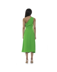 Женское расклешенное платье миди на одно плечо Fay Alexia admor