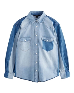 Блузка, цвет Blue denim/Light blue Next
