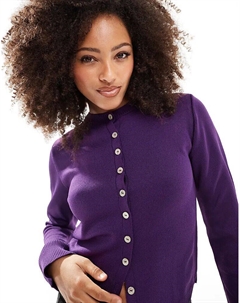 Компактный кардиган сливового цвета Asos design