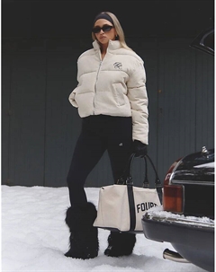 X Felicia Wedin Arna вельветовая стеганая куртка кремового цвета 4th & reckless